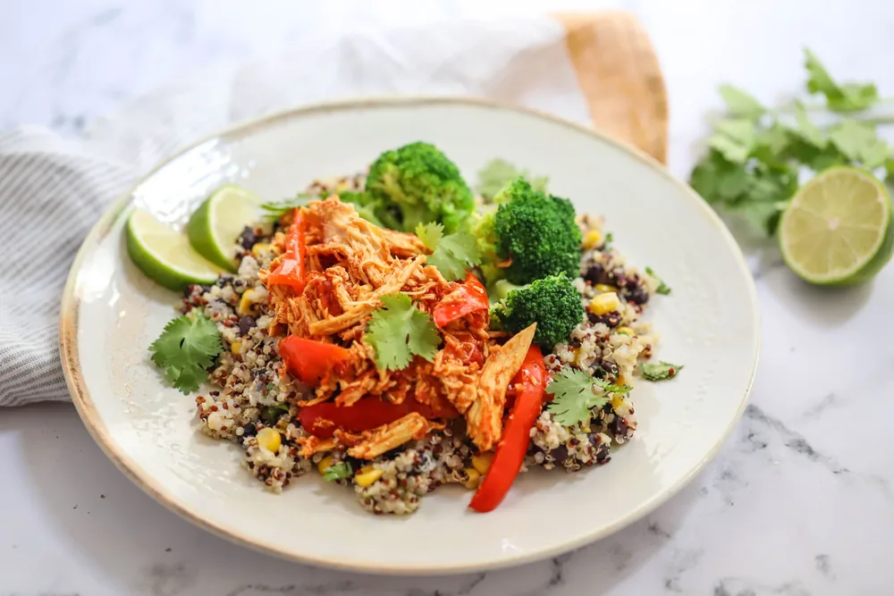 Mexican chicken bowl from the ANT 28 day recipe pack