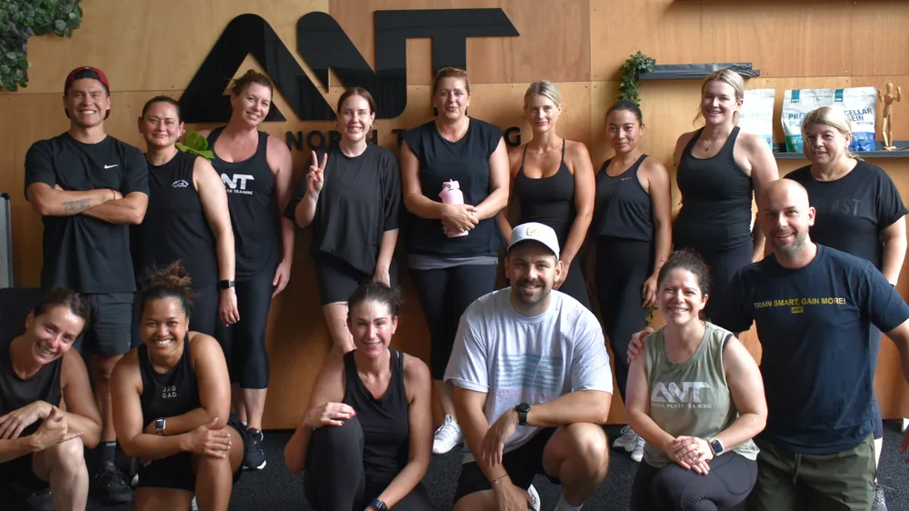 Members in front of the Myzone screen at ANT